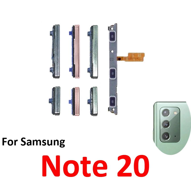 For Samsung Galaxy Note 20 5G N980 N981 Phone Power Volume Button On Off Up Down External Key Internal Flex Cable Repair Parts