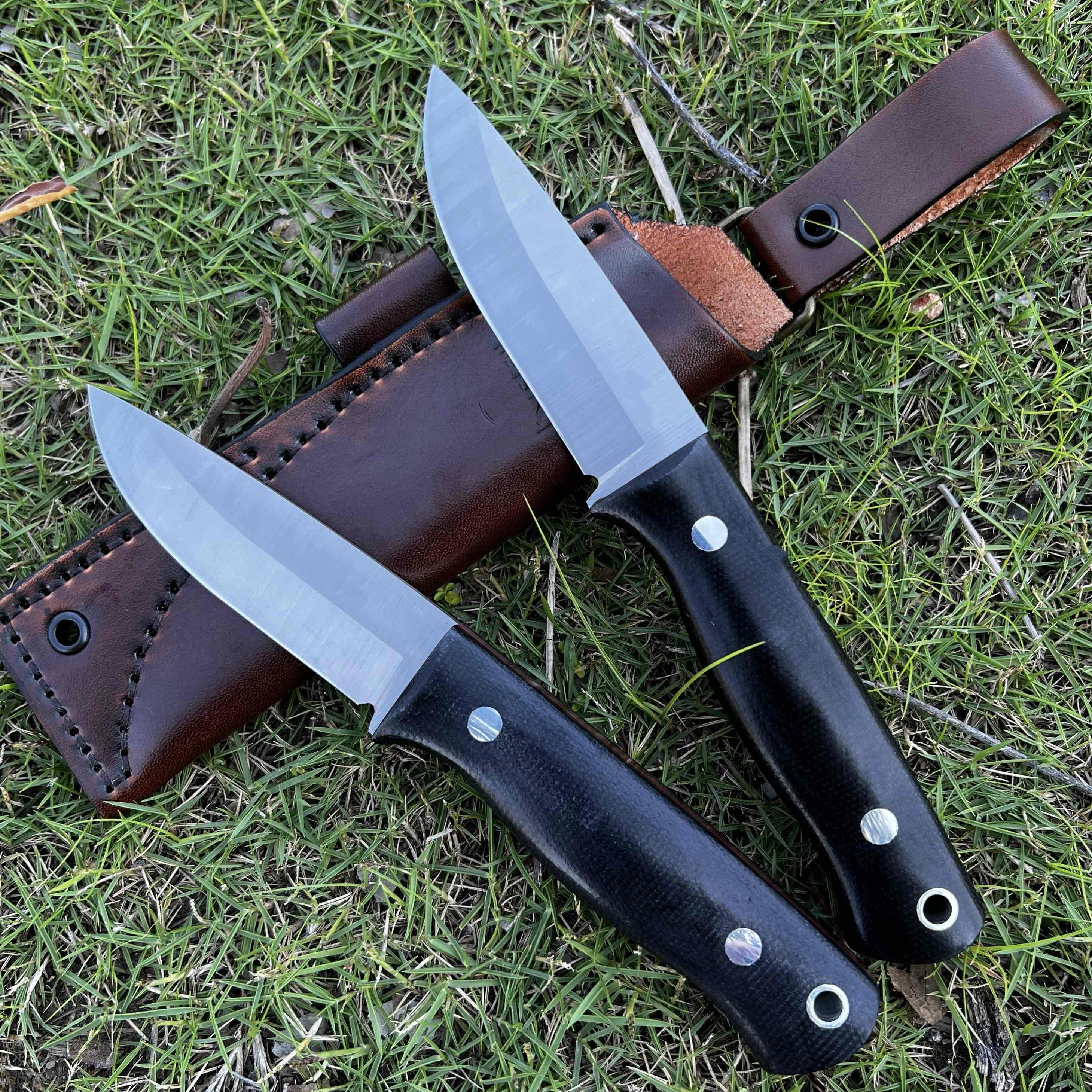 New 14C28N Fixed Knife Mikata Handle Outdoor Camping Mountaineering Hiking Skanskan Blade Convenient Tool