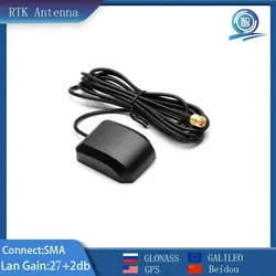 High Precision GPS Dual Band Positioning Antenna Lan Gain 27DBI Power Amplifier SMA Connect Enhanced Vehicle Navigation Signal