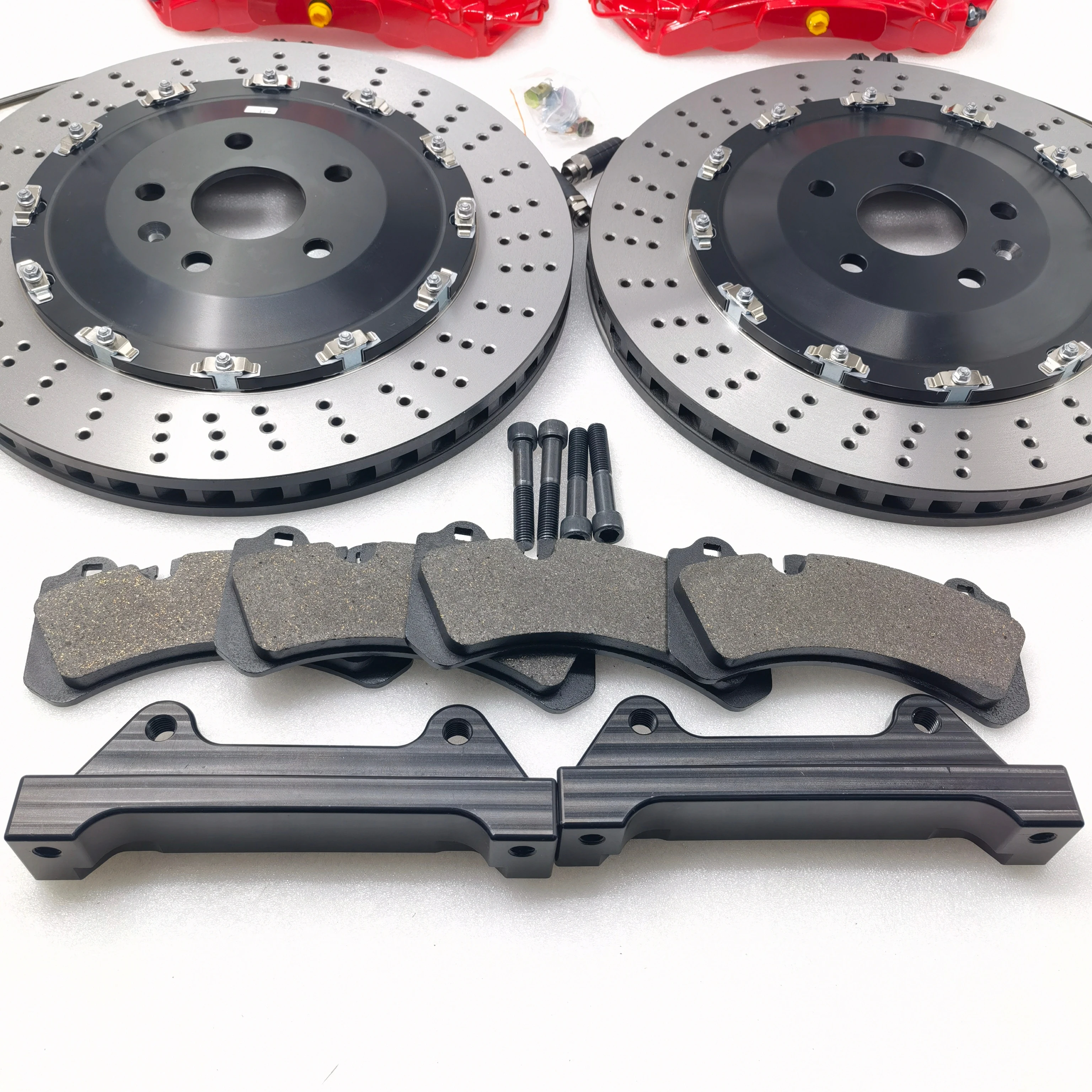 Jekit Big Brake System 405x34mm Hole Disc Kit For 2009 cadillac Escalade Front Rim 20