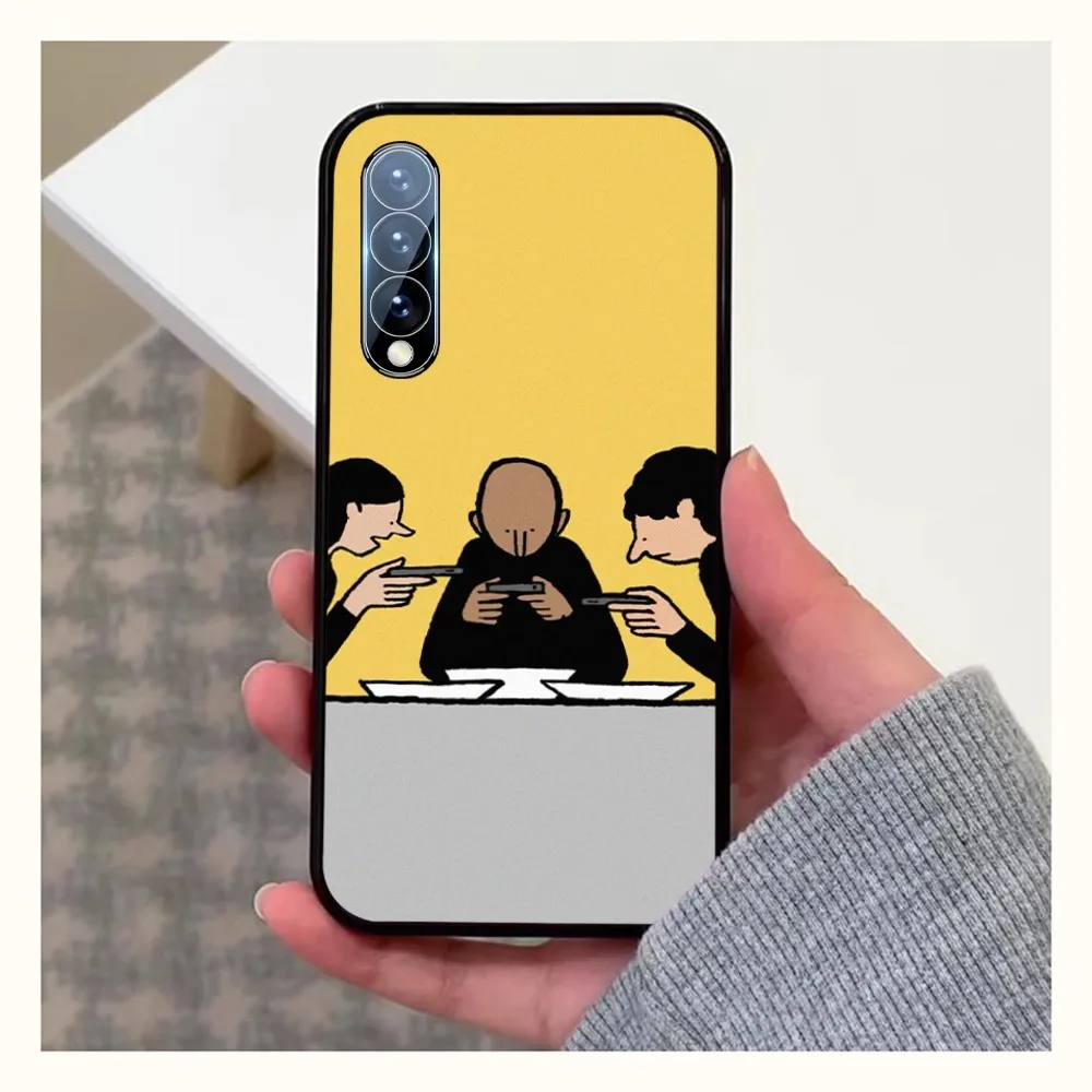 art jean j-jullien  Phone Case For Samsung Galaxy S21 S22 S23 Note S20 Plus Ultra Shell