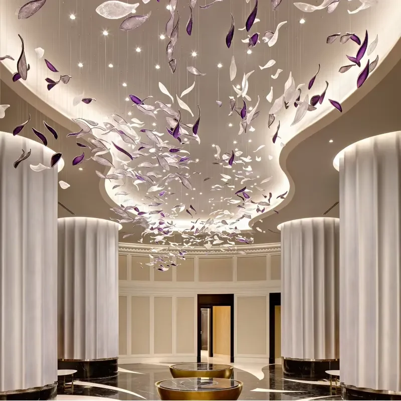 ANNO Bespoke Glass Dimension Chandelier for Residential Design Projects