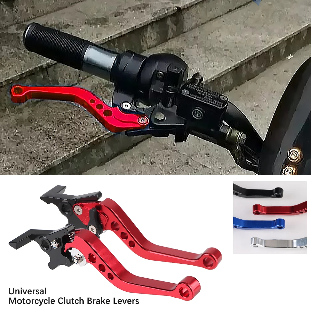 Vordere und hintere Scheibenbremsen Motorrad Kupplung Bremsgriff Trommelhebel Modifikation Zubehör Fahrrad verstellbarer Griff Universal