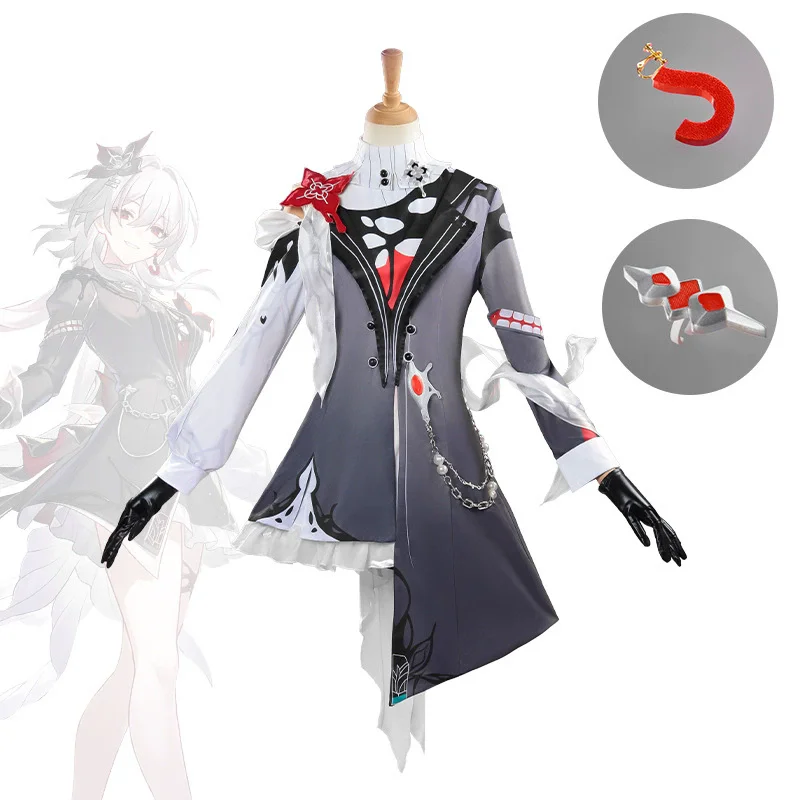 

Evernight Cosplay Dress Anime Game Honkai Star Rail March 7th Evernight Cosplay Costume Outfit Halloween Comic Con Role Play
