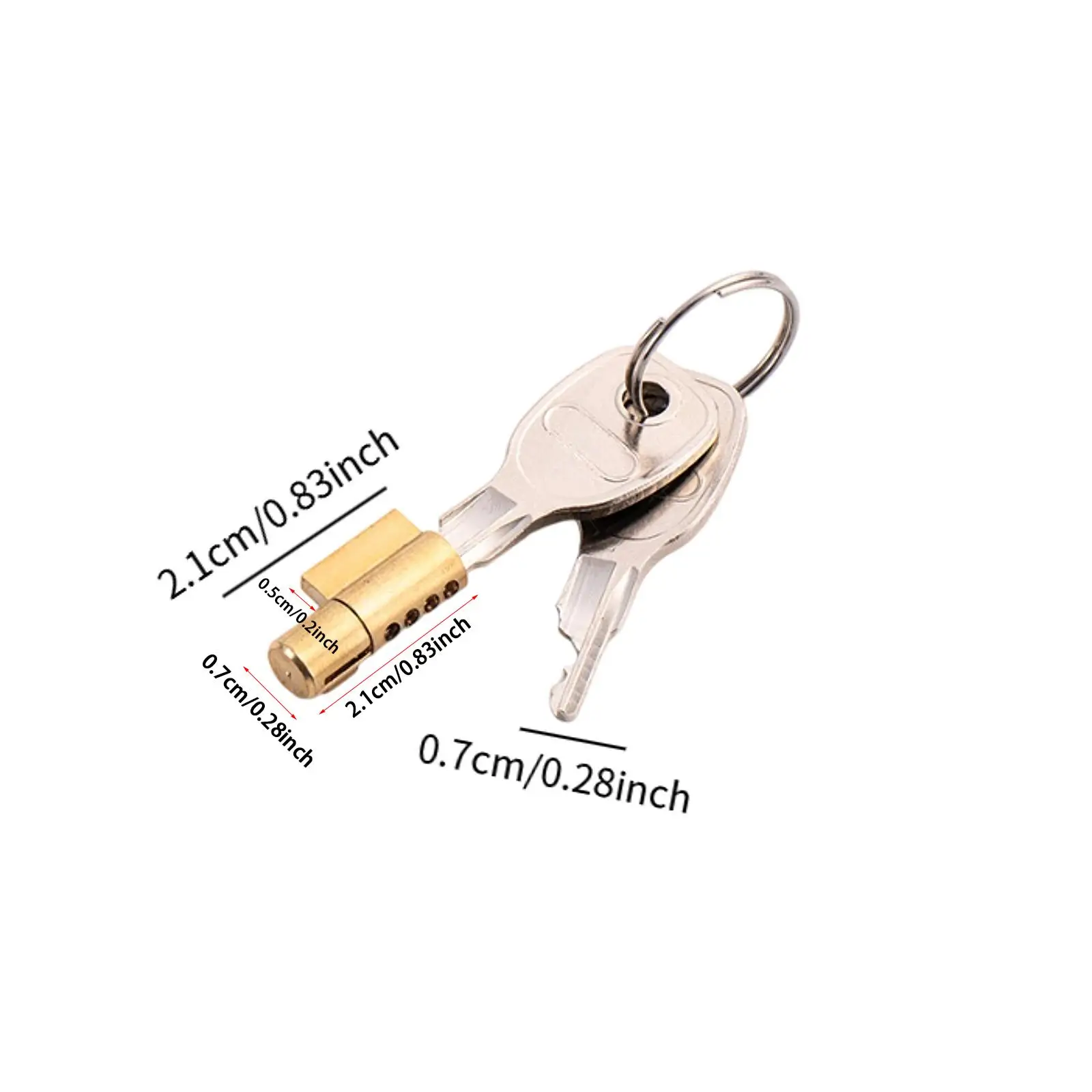 트레일러 히치 잠금 실린더 0.28인치 핀 직경 도난 방지 보호 장치