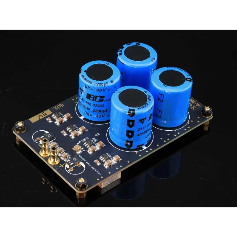Quad Parallel LT3045 Linear Power Supply 2A Current Ultra Low Ripple Ultra High Performance PSRR Power Supply PCB
