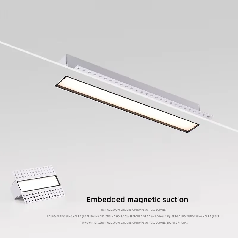 

Dimmable LED Downlight Strip Line Light Bar Creative Linear Recessed Embeded Ceiling Lamps Living Room Corridor Indoor Lighting