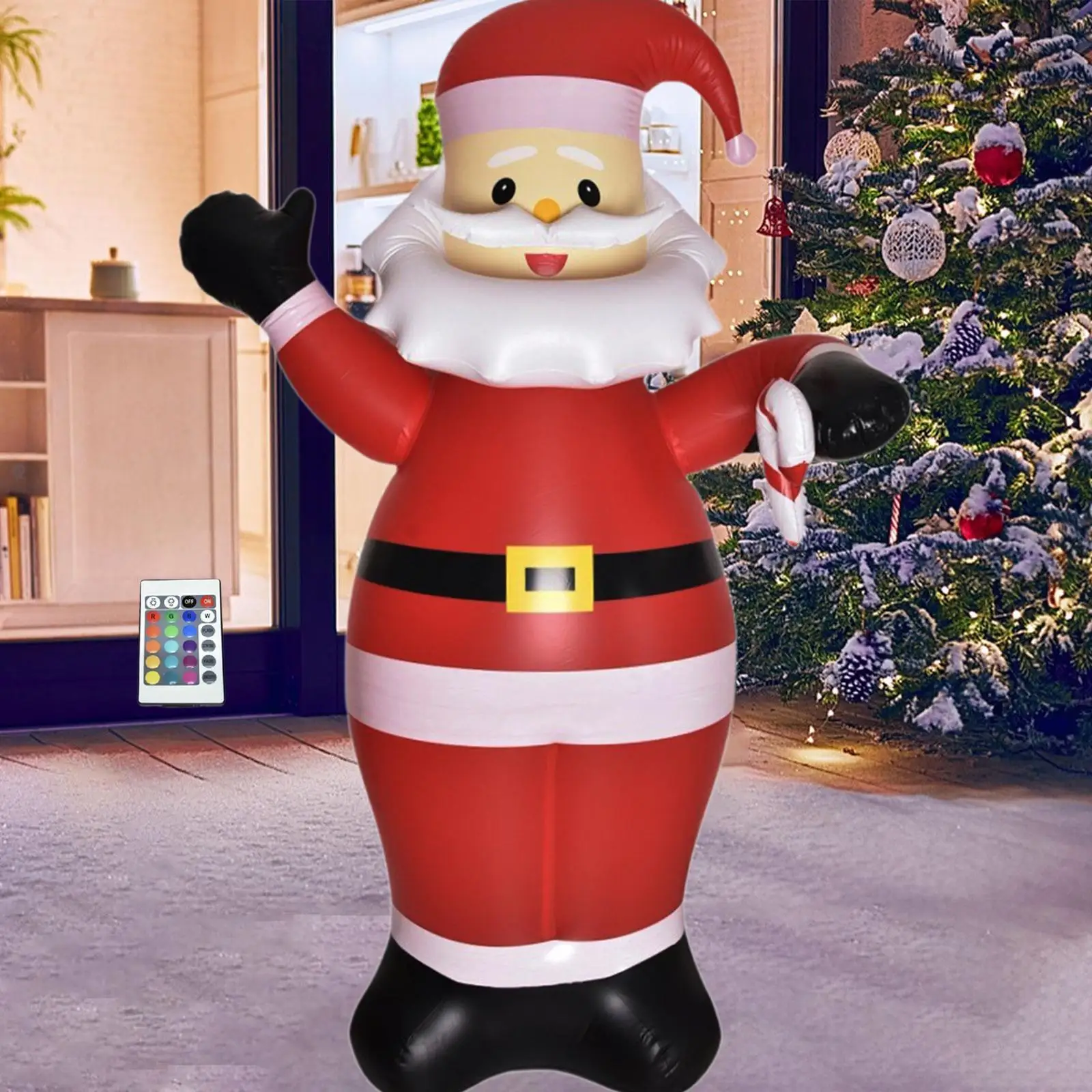 Christmas Inflatables Santa 2M Waterproof Festive Party Supplies Outdoor