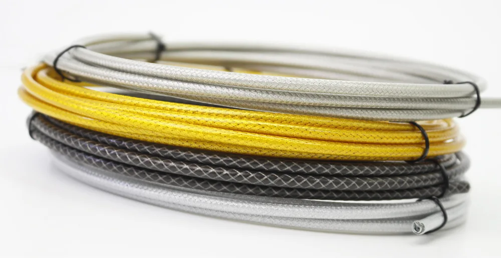 3 Meter geflochtenes Fahrradkabel Slick Lube Shift-Gehäuse Weave Bremsschlauch Schaltwerk Shifter Line Wire für Rennrad Mountainbike – Detail 7