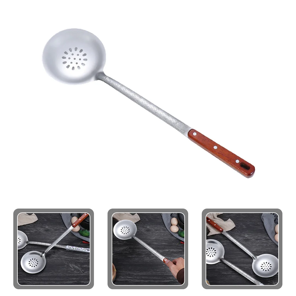 

Stainless Steel Rice Shovel Long Handle Cooking Spatula Paddle Safe Material Wall Hangable Practical Home Hotel