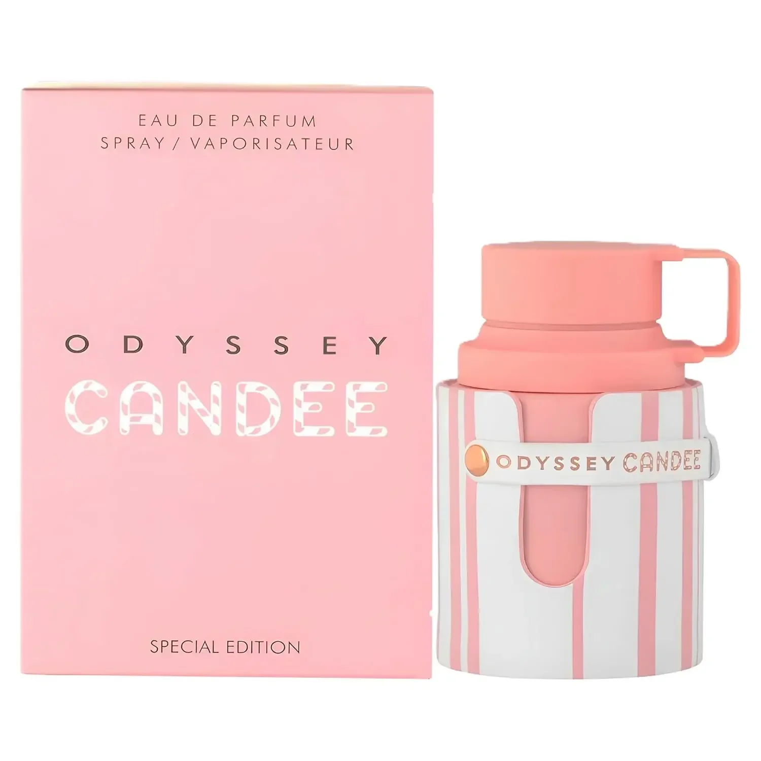 Armaf Odyssey Candee EDP 3,4 onças – Perfume Frutado Floral Doce de Longa Duração, Presente Ideal de Natal de Ação de Graças de Halloween para Mulheres