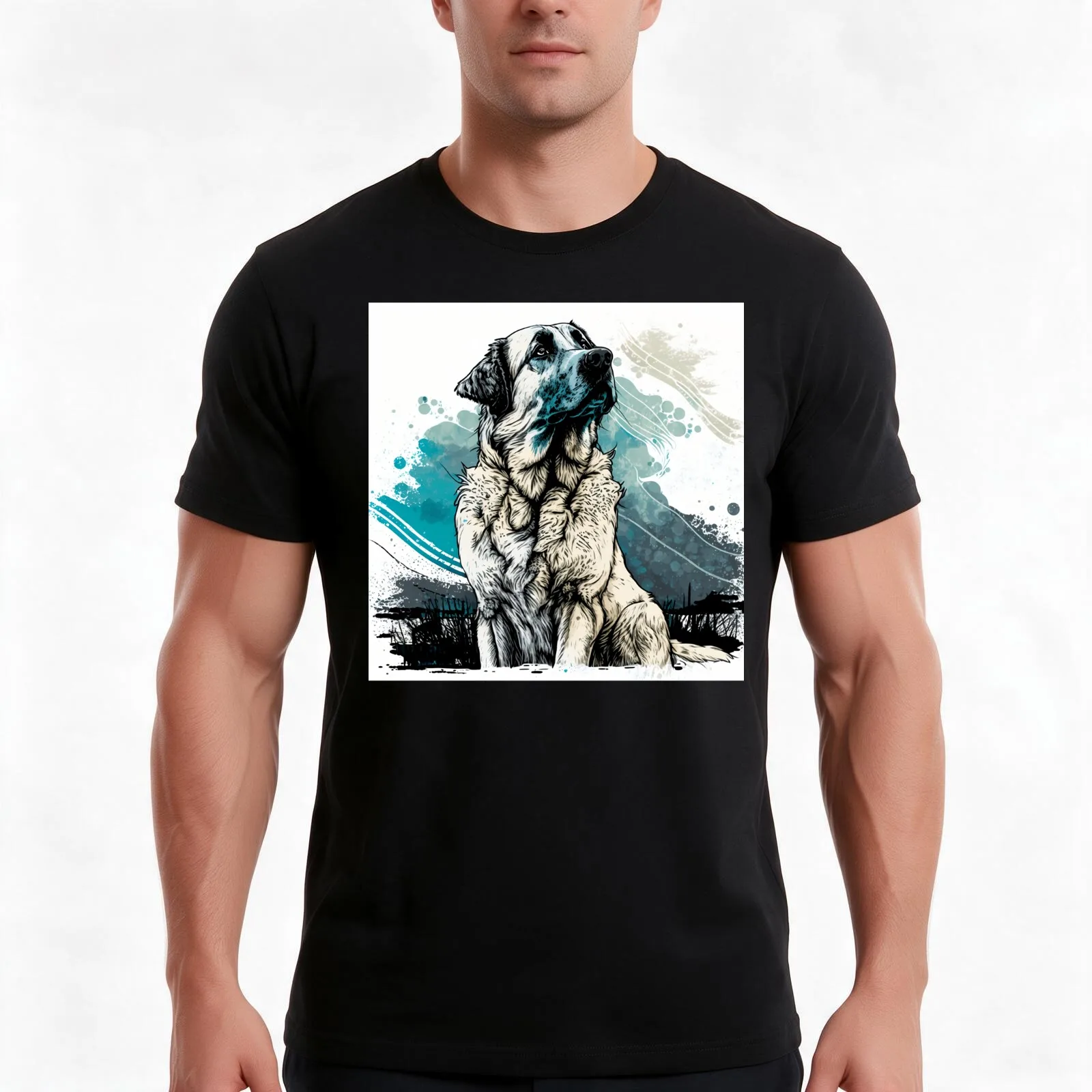 Anatolian Shepherd T-Shirt Summer Casual Cotton Tee Oversized Streetwear Tops Vintage Graphic Print Loose Fit Short Sleeve