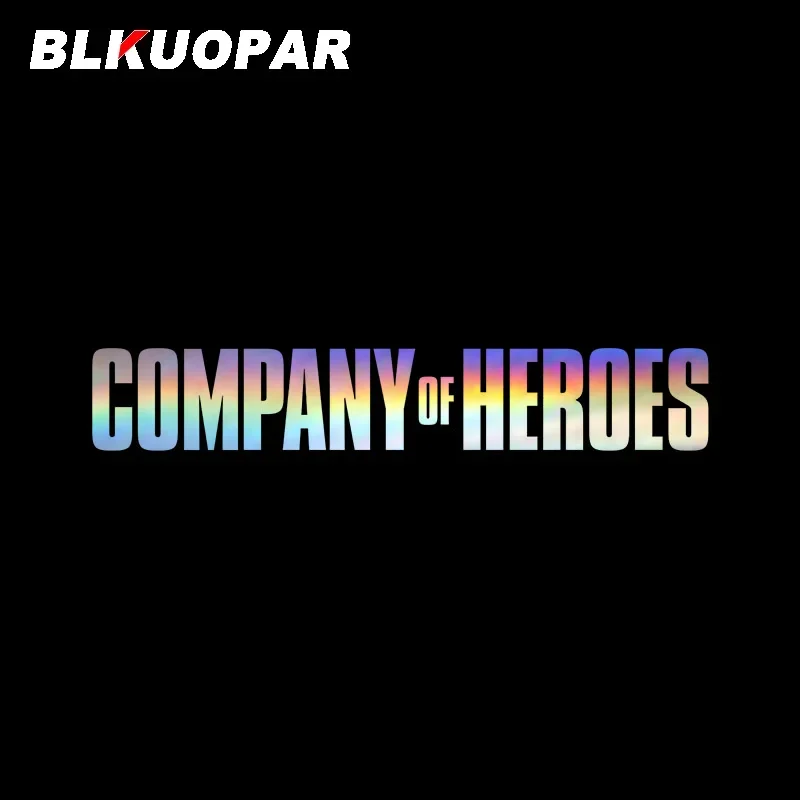 

BLKUOPAR Company of Heroes Видео Военная игра Логотип Лазерные автомобильные наклейки Водонепроницаемые солнцезащитные наклейки Шлем Мотоциклетная защита двери