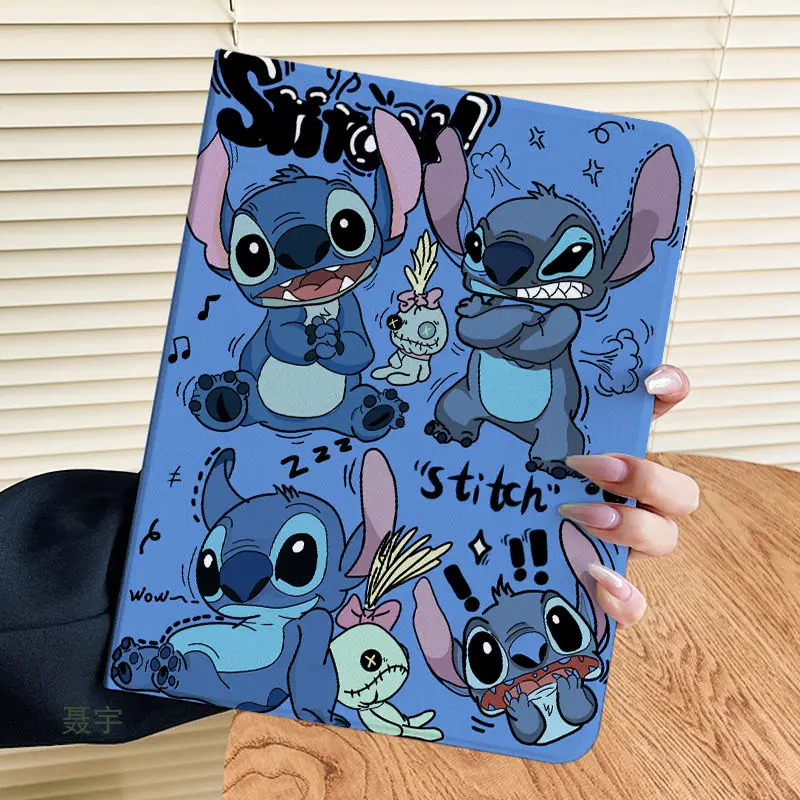 For Xiaomi 7 7Pro 6 6Pro 5 5Pro 6s Pro Redmi pad Pro 12.1 Inch pad SE TPU Flip Cartoon Stitch Fall Prevention Tablet Cover