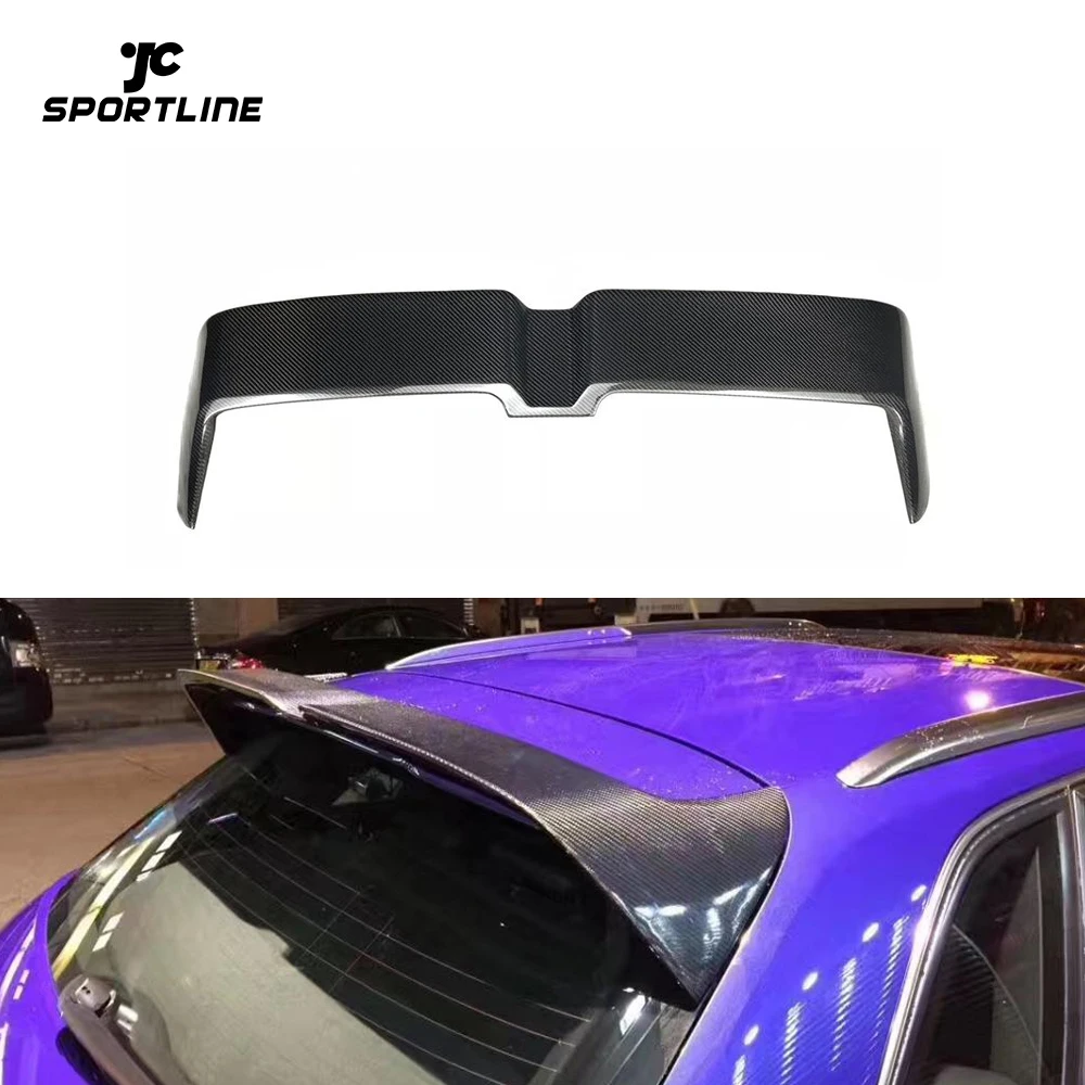 

For AUDI A3 S-line S3 8V Hatchback 2014-2020 Rear Roof Top Spoiler Carbon Fiber