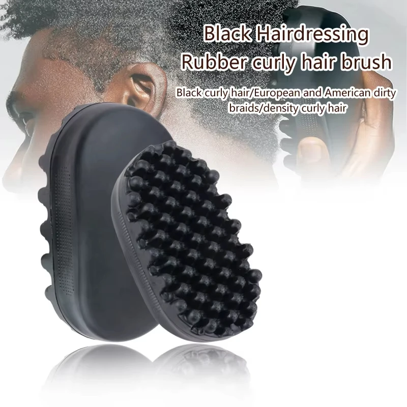 Tragbarer Twist-Kamm, waschbar, langlebig, Curl-Curling-Gummi-Curling-Bürste, Beauty Dirty Braids, Herren-Reinigungswerkzeuge, Twist-Magic-Kamm
