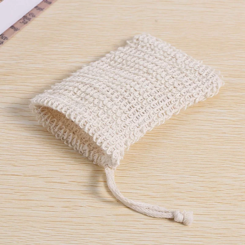 Shower Bath Sisal Soap Bag Natural Sisal Soap Bag Exfoliating Soap Saver Pouch Holder 108Pcs