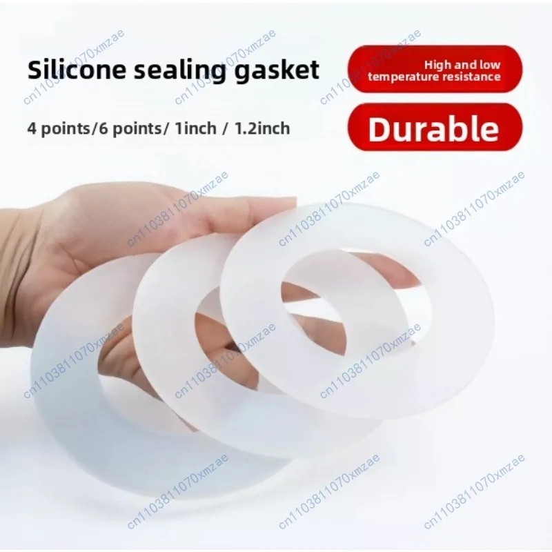 Silicone Gasket Round Sealing Washer Rubber Waterproof Gasket Flat Washer Outer and Inner Diameter Sealing Ring
