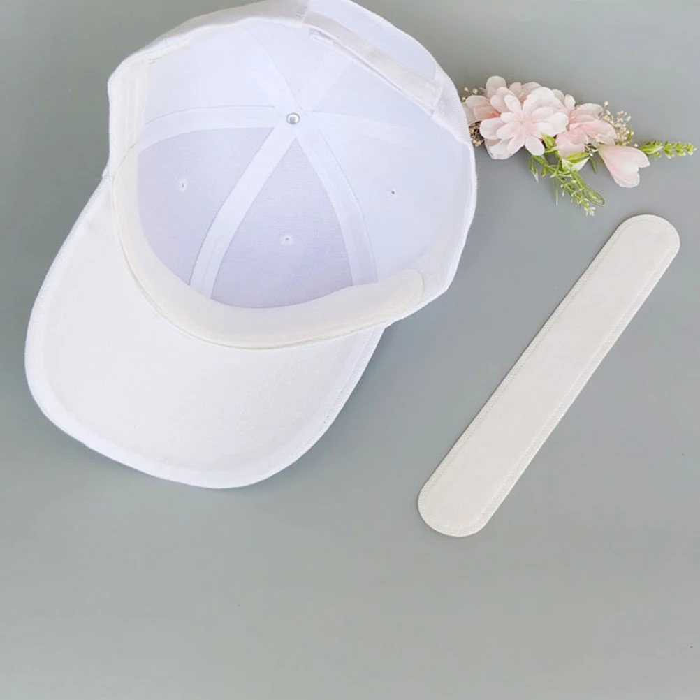 

40pcs Hat Pads Sweat Absorption Stickers Disposable Nonwoven Adhesive Liners Easy Peel Hygienic Accessories for Labor
