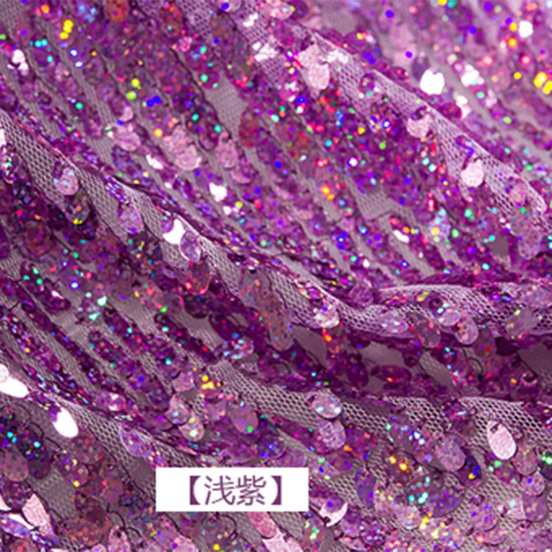 Water Drop Sequin Mesh Gauze Fabric Decorative Tablecloth Stage Costume DIY Handmade Wedding Wholesale Fabrics By The Meter