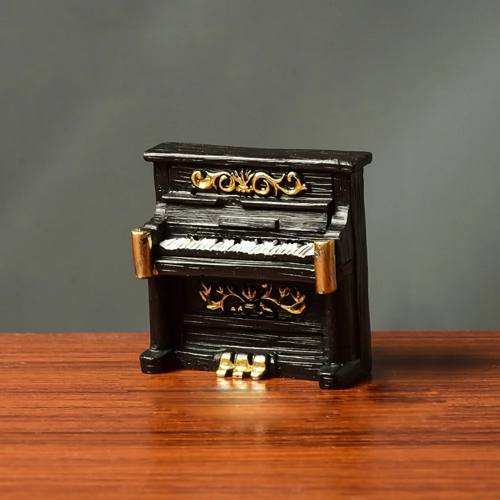 Resin Retro Resin Miniature Tabletop Ornament Detailed Carved Exterior Texture Mini Dimension Small Resin Craft Photography Prop