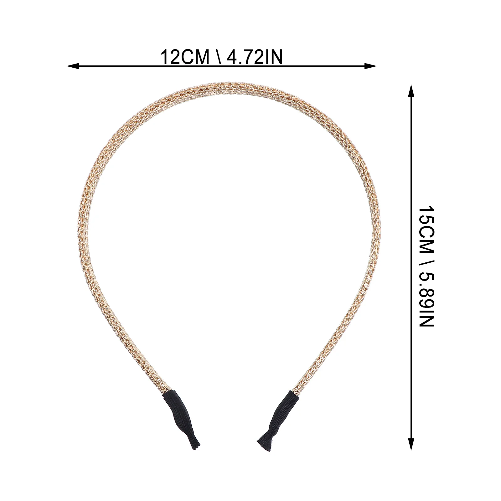 

3Pcs Vintage Alloy Chain Hair Hoops Elegant Bridal Headband Wedding Hair Jewelry Women Headdress Fashion Headband