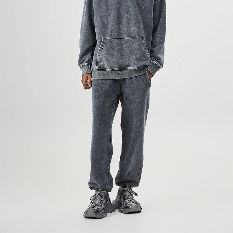 High Street Fashion Vintage Washed Sweatpants Men's Hip Hop Sports Joggers Man Y2K Streetwear Loose Casual Joggers Pants Women