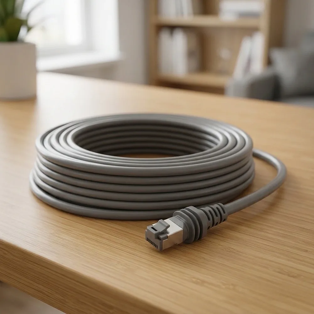For Gen3 Designed For RJ45 Shielded Network Cable 26AWG Oxygen Free Copper Gray PVC Jacket Outdoor Rated 2m 5m 10m 15m
