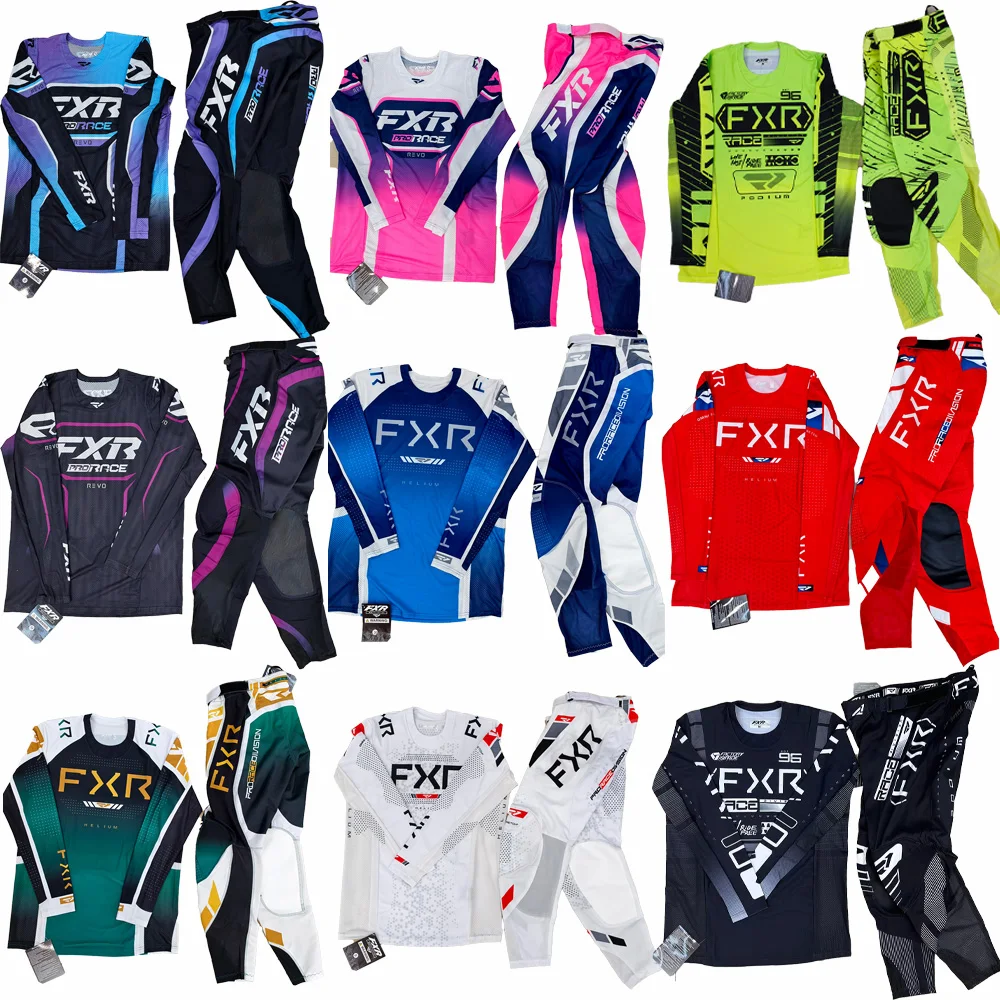 Conjunto de Ropa Deportiva para Motociclismo y Ciclismo de Montaña Revo/Helium/Podium MX 2026, Jersey y Pantalones para Deportes al Aire Libre FXR