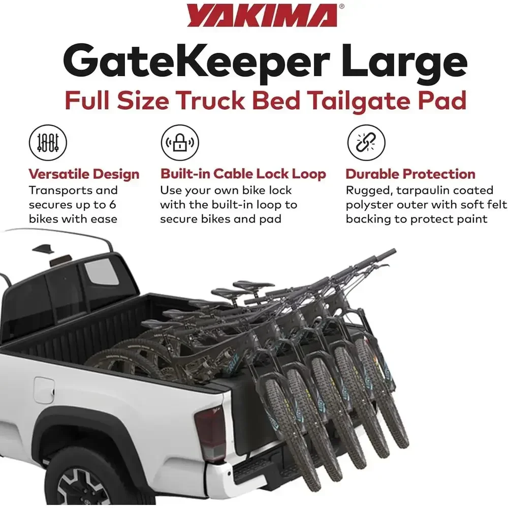 Truck-Mounted Taiate Bicycle Rack, Black