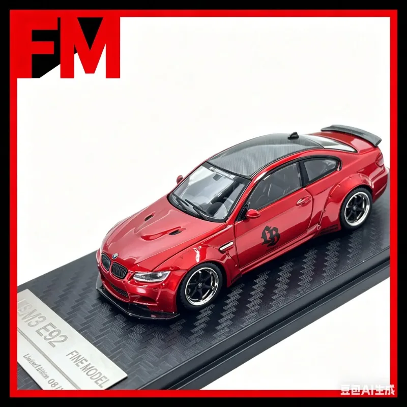 

FM1: 64 BMW M3 E9: Alloy automotive model, realistic figurine, high-end limited edition collectible, suitable as gift for boys.