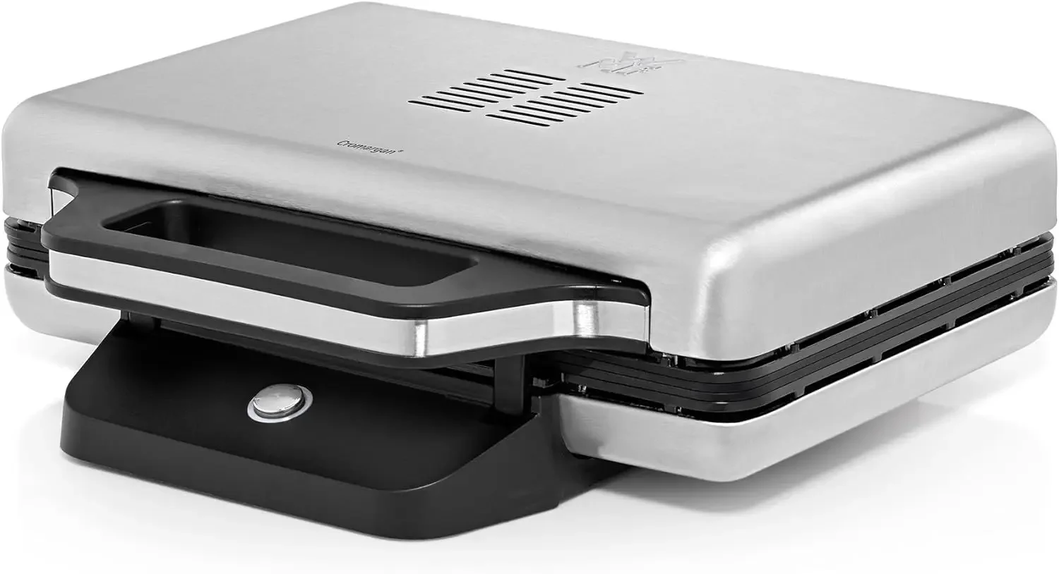 WMF Lono Sandwichmaker, Sandwichtoaster, für 2 Standard- oder XXL-Toasts, 2-stufige Höhenanpassung für mehr Füllung, matte Kanten