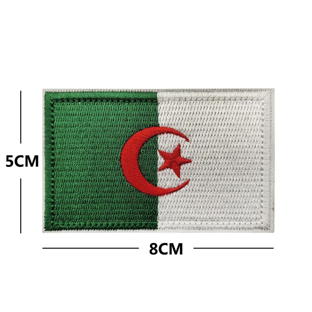 3D Africa Flag Egypt Kenya Algeria Nigeria Angola Tunisia Morocco Sudan Malta Namibia Ghana Mozambique Flags Embroidered Patches