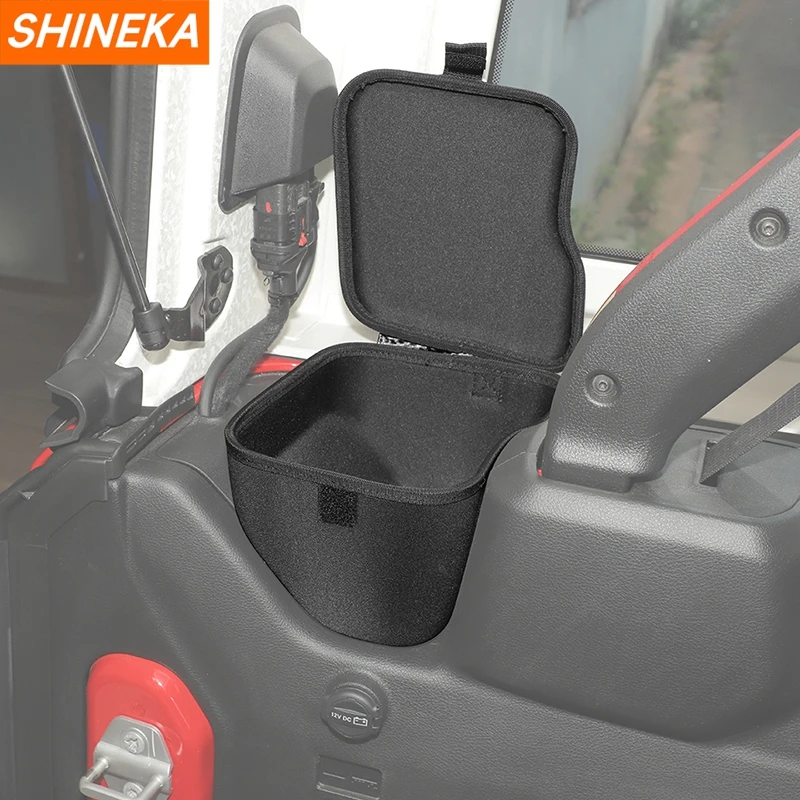 SHINEKA تستيفها مناسبة لسيارة جيب رانجلر JL 4-Door 2024 2025 صندوق تخزين جانبي لصندوق السيارة ملحقات داخلية منظم #5
