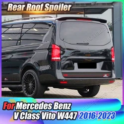 Rear Trunk Spoiler For Mercedes Benz V Class W447 VITO 2016 2017 2018 2019 2020 2021 2022 2023 Body Kit Roof Lip Trim Tail Wing