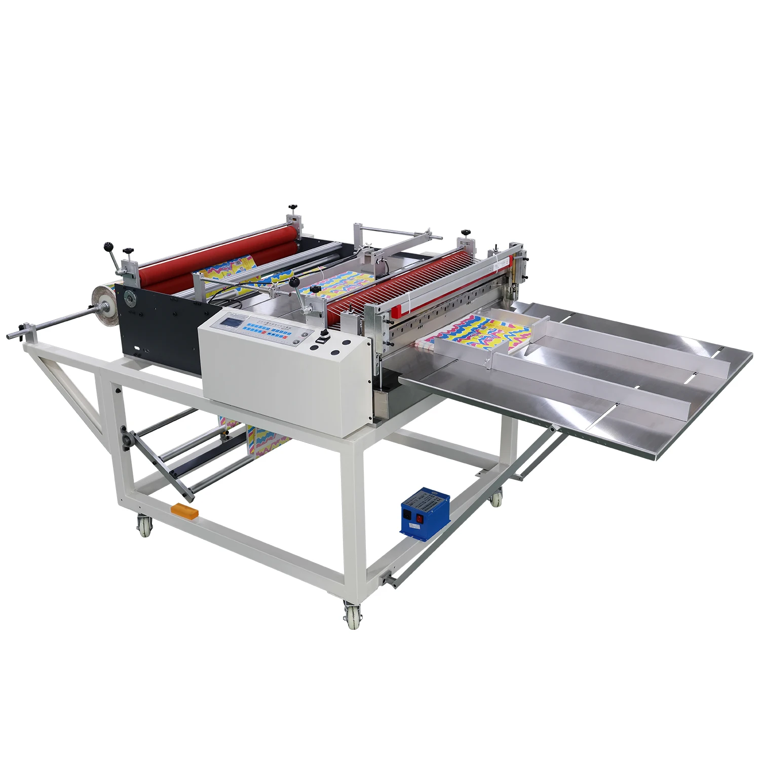 2025 New Custonization Fully Automatic Unwinding Color Tracing and Cutting Machine Width 600mm