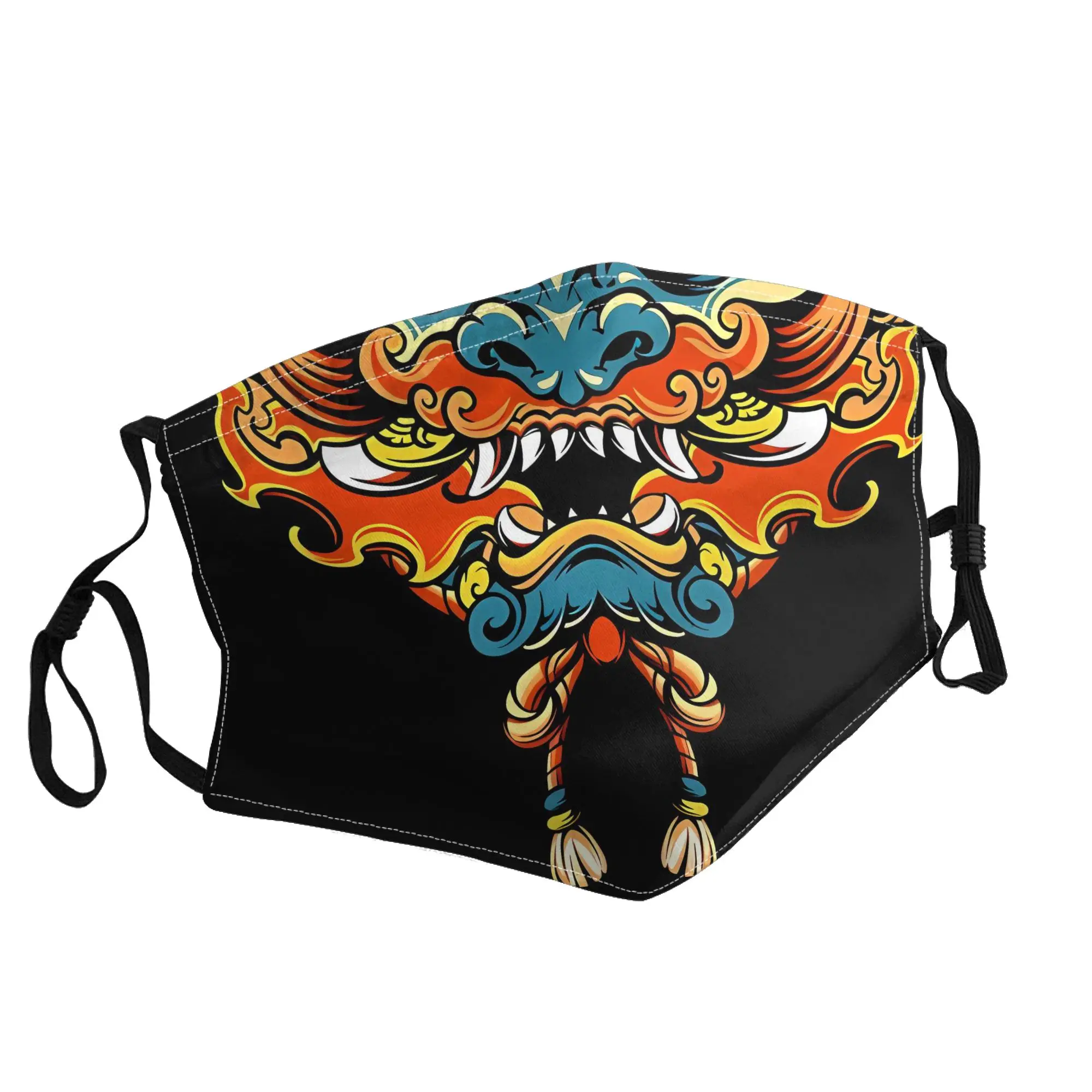 

Японская маска Они унисекс для активного отдыха с модным принтом