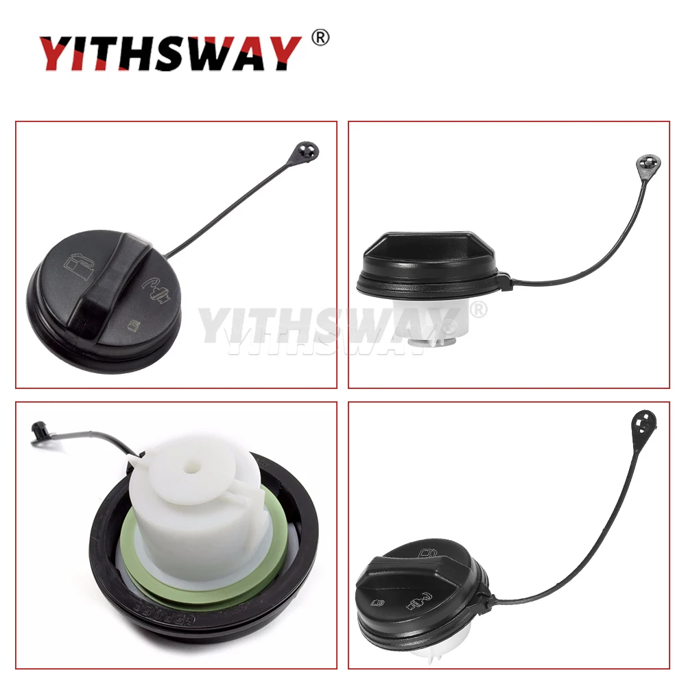 Fuel Tank Cover Gas Filler Cap with Tether for Buick Chevrolet Cruze Colorado Canyon Tailblazer Saturn Pontiac 15794103 GT291
