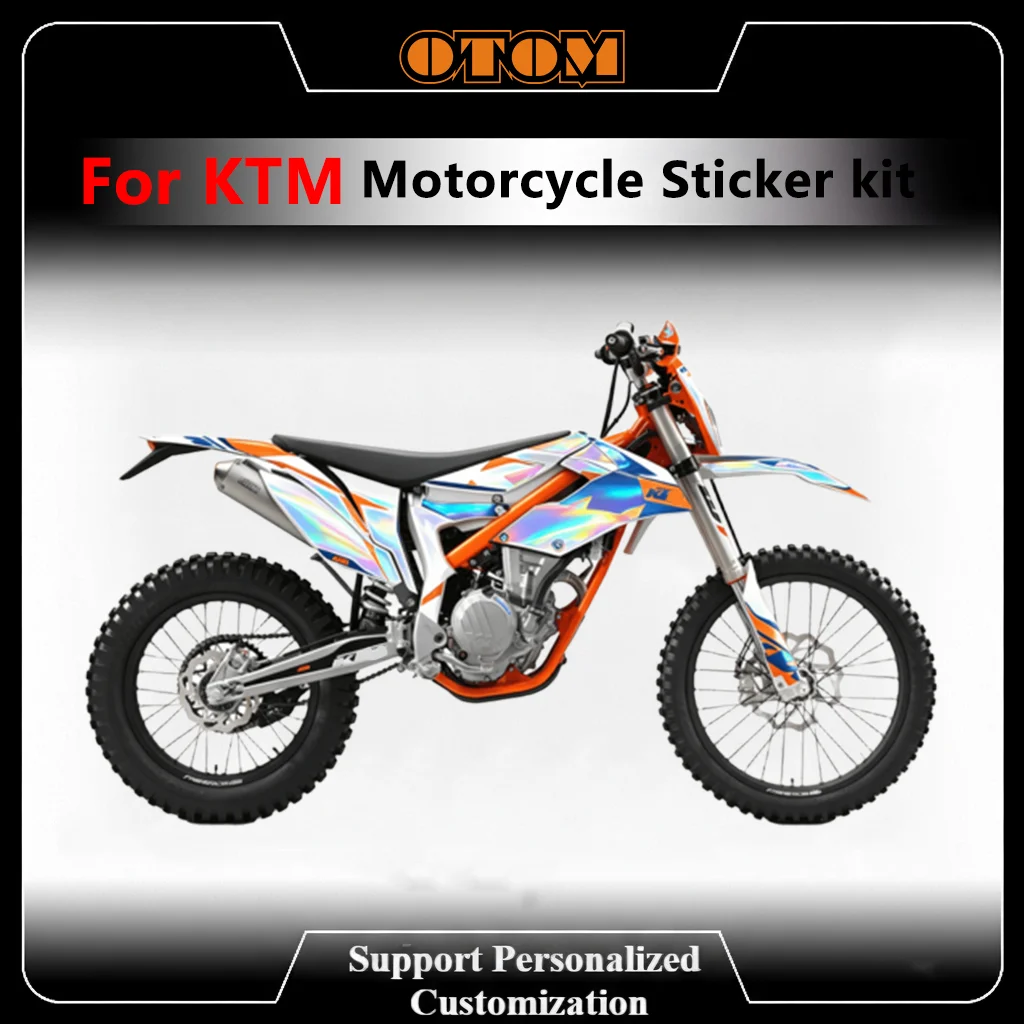 for-ktm-freeride-2012-2023-customize-motocrycle-graphics-sticker-kit-holographic-glossy-background-full-decals-kit