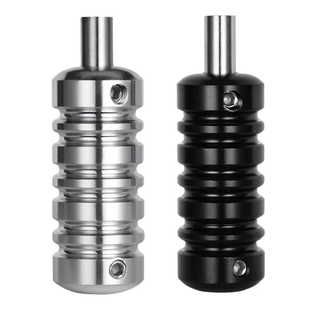 

2 Pcs Alloy Tattoo Handle Coil Machine Grip Holder Standard Machines Aluminum Adjustable Sized Pipe