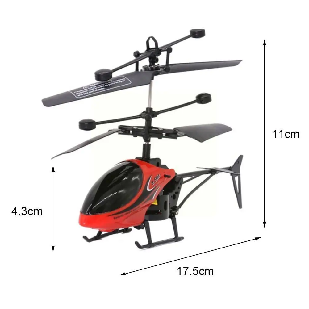 RC Mini Helicopter 2-way Remote Control Helicopter With Light Fall Resistant Remote Control Helicopter For Children Toy Gif E8Y1