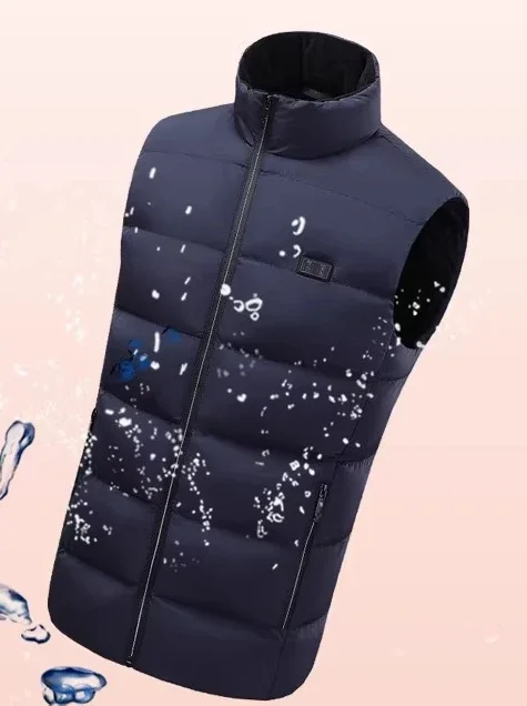 Graphene vest electric heating, winter electric vest, smart heating clothes charging to keep warm in winter