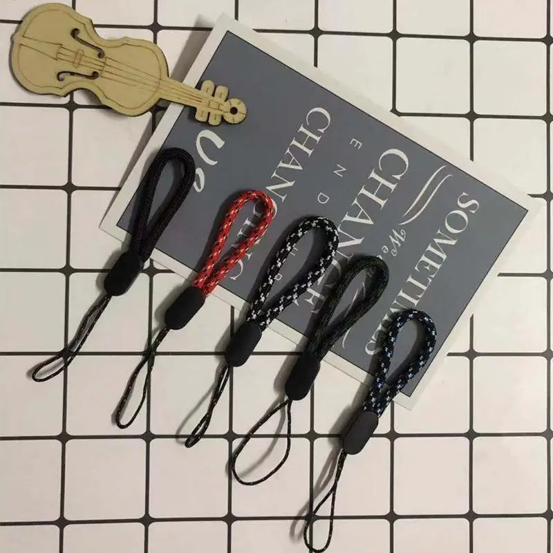 Mobile Phone Lanyard With Clip Wrist Strap Short Mobile Phone Rope Portable Bag Key Chain Anti-Lost For Keychains For Smartphone