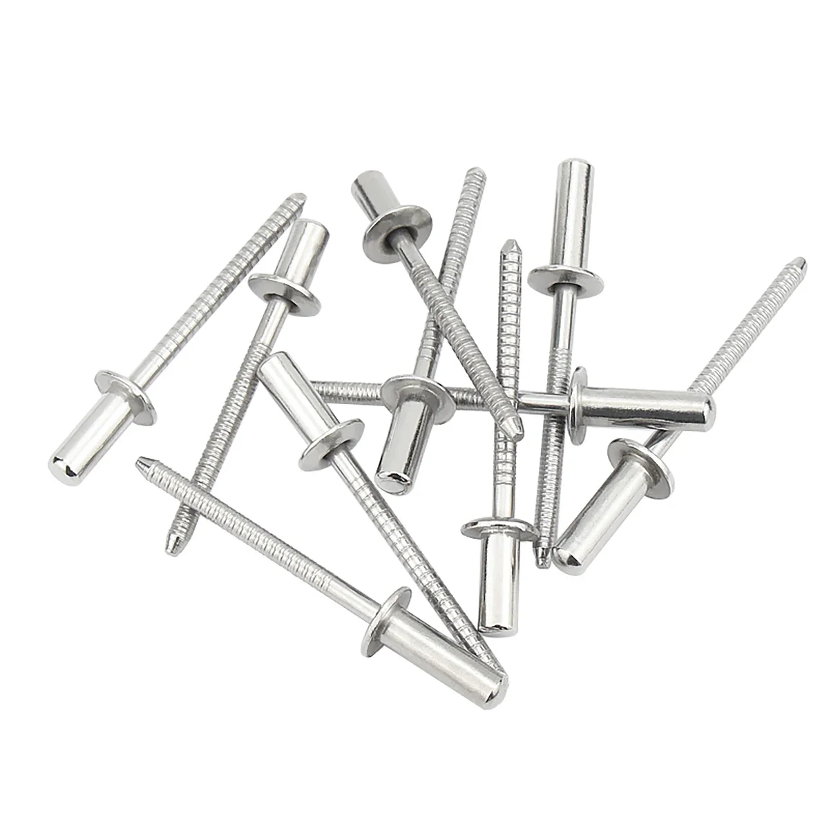 304 Stainless Steel Closed Round Head Pop Rivets / Closed Pull Rivets / Waterproof Rivets