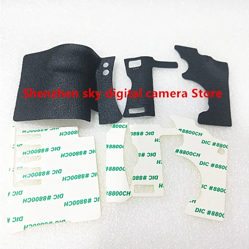 Nuevo 5D2 5DII 5DM2 cuerpo agarre frontal de goma + cubierta trasera + lateral izquierda para Canon EOS 5D Mark II 2 M2 MARKII MARK2 pieza de repuesto de cámara