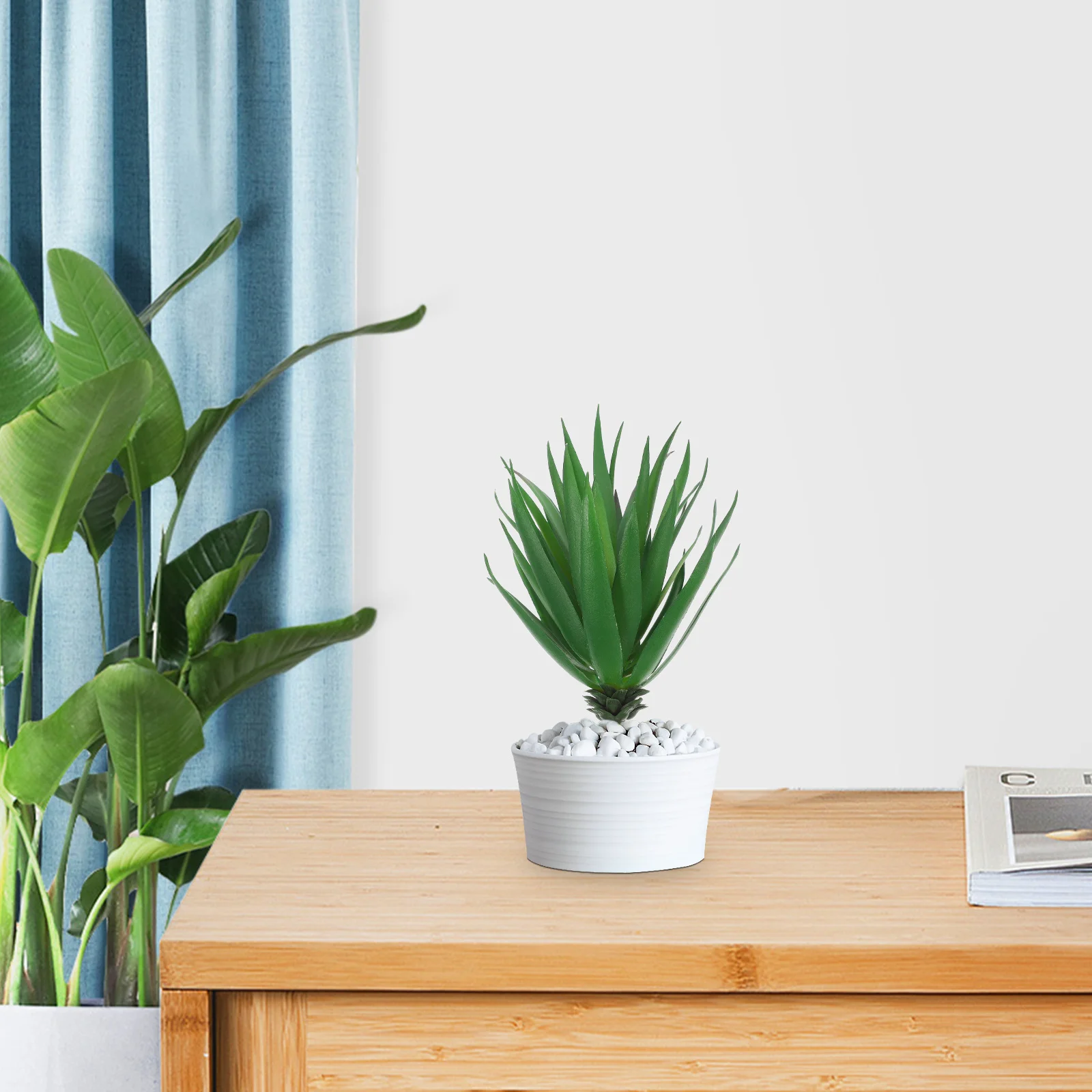 

8Pcs Lifelike Fake Succulents Unpotted Realistic Greenery Stems DIY Home Office Outdoor Decor Outdoor Artificial Ferns