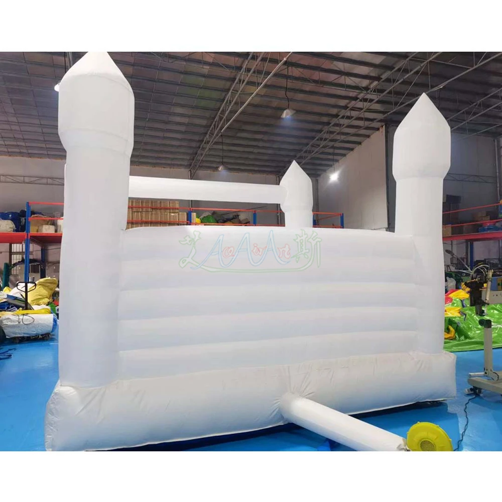 2025 Hot Sale Customized Commercial White Inflatable Wedding Bounce House  For Open Field Activities Made In China