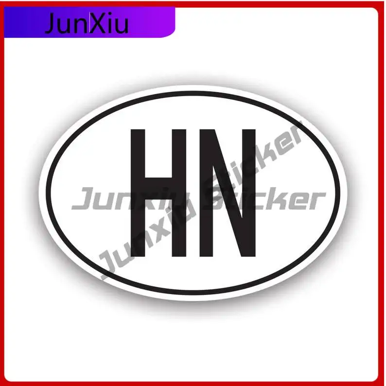 

Hn Honduras Country Code Oval Sticker Uv Protected Decalshonduran Country Code Euro Ovals Car Sticker Vinyl Decal Waterproof