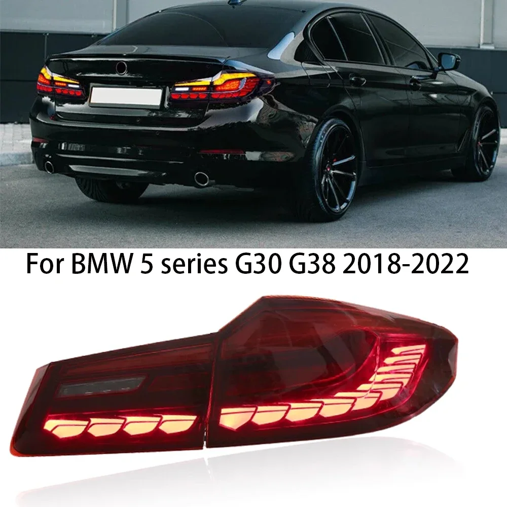 

Стайлинг автомобиля для G30 G38 2018-2022 светодиодный автоматический динамический задний фонарь 520i 525i 528i 530i 535i 540i 545i 550i M5, обновленная лампа GTS Design