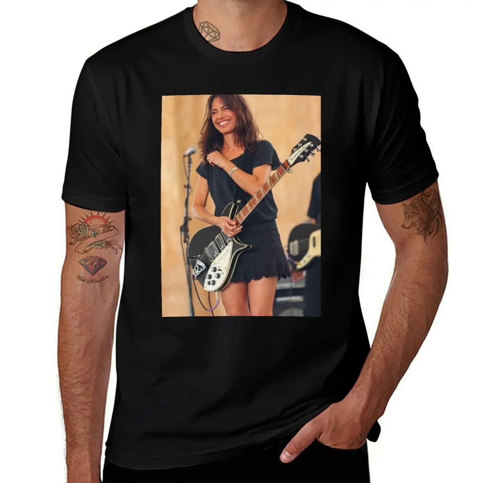 Милая футболка Susanna Hoffs, футболки с прикреплением, забавная рубашка, хлопковые рубашки с рисунком, мужские футболки